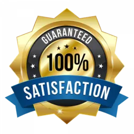 We guarantee that you'll be satisfied with our work.